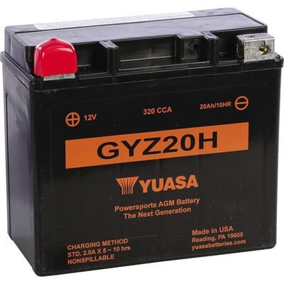 Yuasa - YUAM72RGH - GYZ High Performance Maintenance Free Battery, GYZ20H