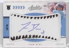 2020 Absolute Rookie Baseball Material Signatures Black /125 Isan Diaz Auto e6p
