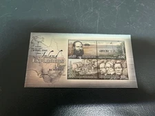 (1513) 12-9-2025 -  Australia - 1 (used) mini-sheet (but no postmark) Explorers