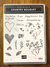 Stampin' Up Country Bouquet 16 Piece Retired Stamp Set  160377