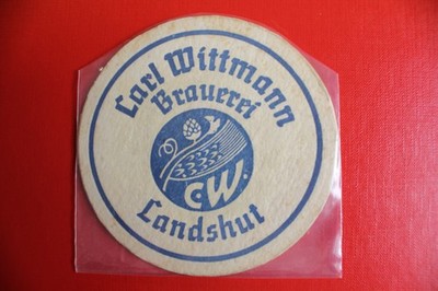 Bierdeckel  BRAUEREI  WITTMANN  LANDSHUT   aus Sammlung