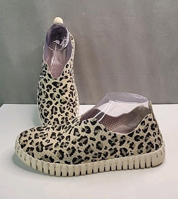 Ilse Jacobsen Hornbaek Tulip Leopard Print Sneakers Women's 38 (US