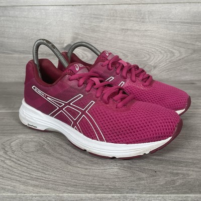 Asics Trainers Womens Pink UK Size Running Shoes Gel Phoenix