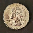 1963-D Washington Quarter 90% Silver 25c US Coin Denver Mint Circulated Low Ship