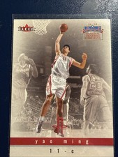 2004 Fleer National Trading Card Day Yao Ming #9 Houston Rockets HOF All-Star