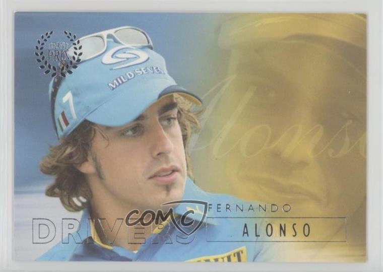 2005 Futera Grand Prix Fernando Alonso #01 Rookie RC