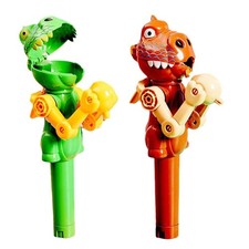 Gift Lollipop Robot Holder Dinosaur Shape Candy Storage Lollipops Case