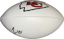 Kansas City Chiefs Leo Chenal Signed Logo Football JSA Certified
