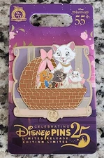 2025 Disney Parks The Aristocats 55th Anniversary Duchess & Kittens Pin