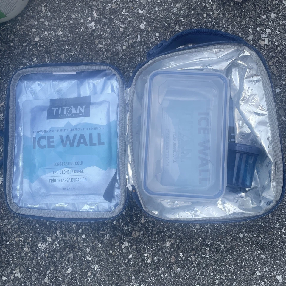 Juego de 2 loncheras expandibles Titan azul ver fotos  Foto 2 de 2