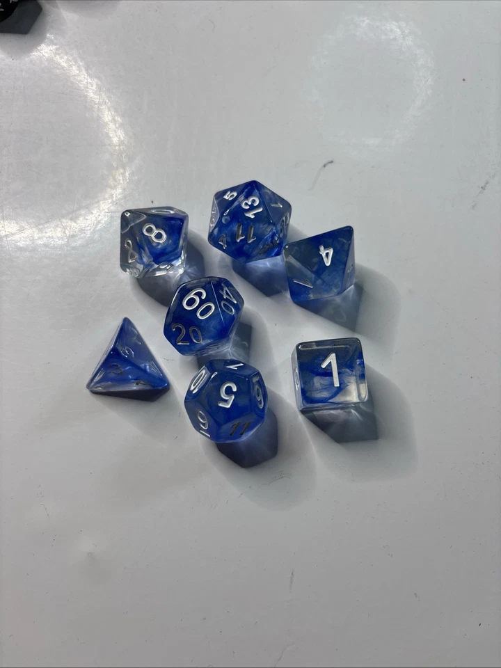 Lote Mixto de Dados Poliédricos - Dados DnD RPG - 20+ Piezas - Incluye Juego Completo Foto 2 de 4