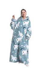 Oversized Wearable Blanket Hoodie for Women - Snuggle Up in Comfort