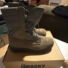 Rocky Men's Military Safety Work Boots Suede Lace-Up Wide Size 10 Mid-Calf — photo 5