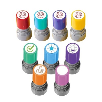 Assorted Cartoon Stamps Childrens Art Supplies Creative Crafting DIY Toy Set