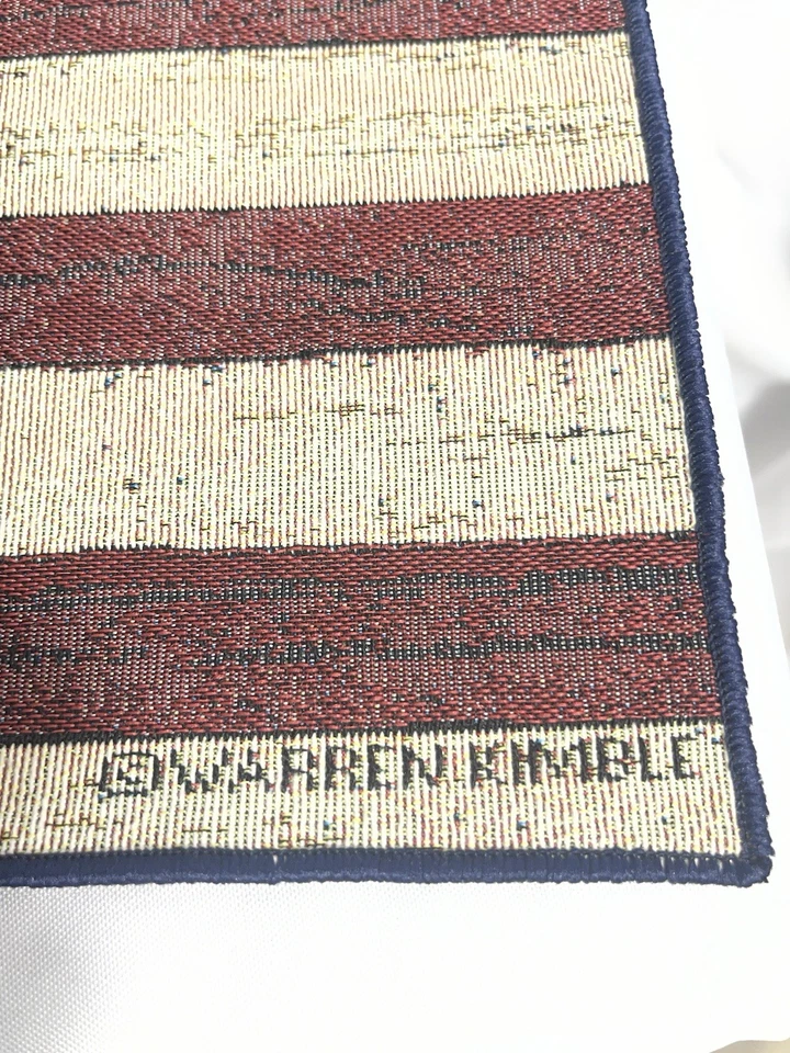 Warren Kimble Colonial American Flag Tapestry Placemat 18x13 USA Patriotic Decor - Image 2 of 4