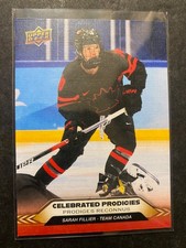 Sarah Fillier - 2025-26 Tim Horton's Celebrated Prodigies Card #CP-14