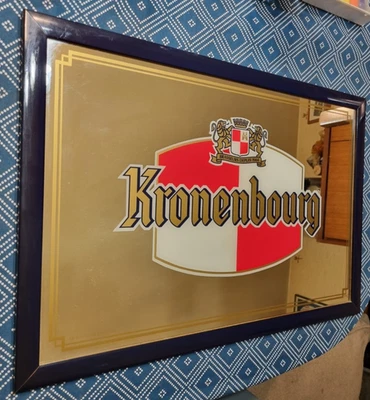 Miroir publicitaire - Bière Kronenbourg - Photo 1/2