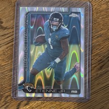 Topps Travis Etienne Jr. Jacksonville Jaguars Wave  Topps Chrome Football