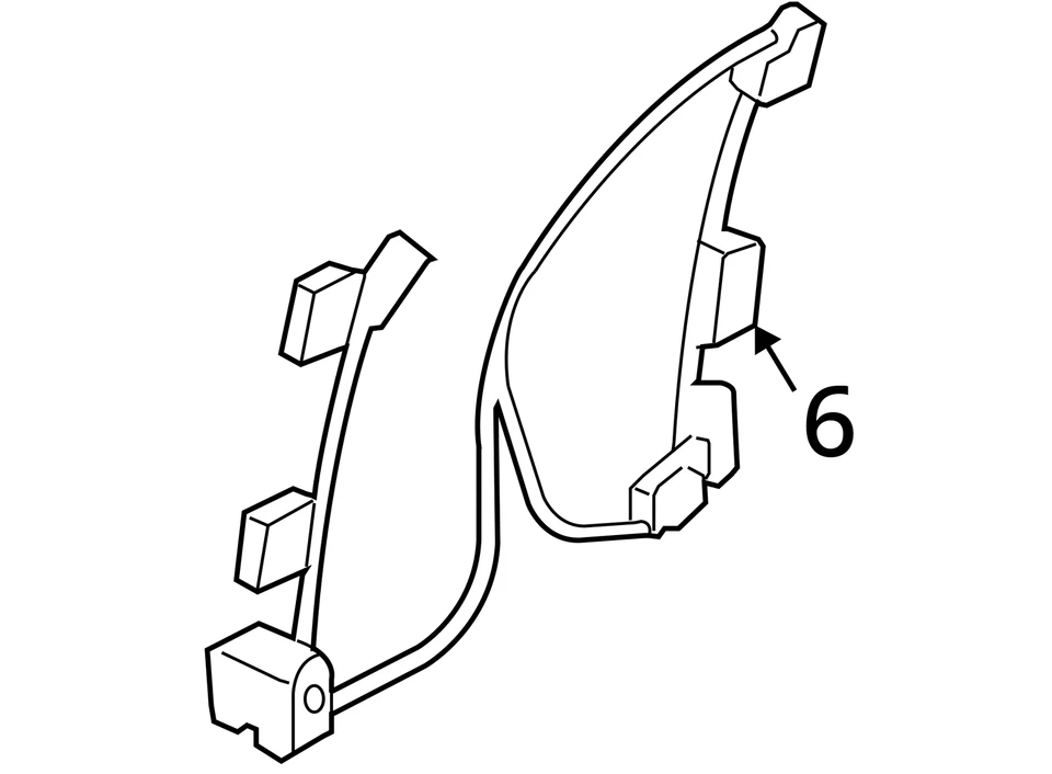 2005-2009 Ford Mustang Driver Left Front Window Regulator E9ABR - Image 4 of 4