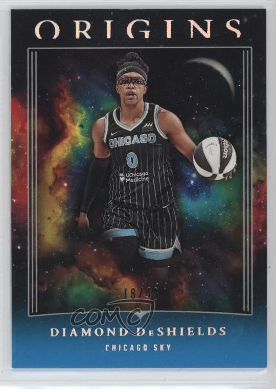 2024 Panini Origins WNBA Teal 18/49 Diamond DeShields #42 1jj7