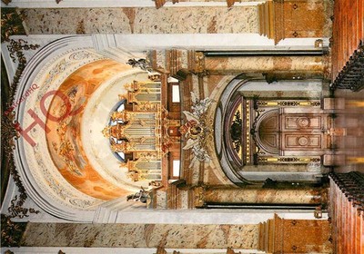 Ansichtskarte, Wien, Wien, Karlskirche, Karlskirche, Orgel