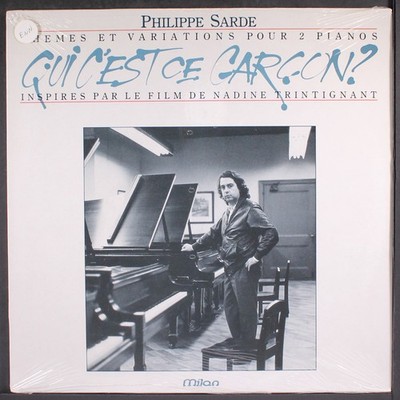PHILIPPE SARDE: qui c'est-ce garcon? - themes et variations pour 2 pianos MILAN