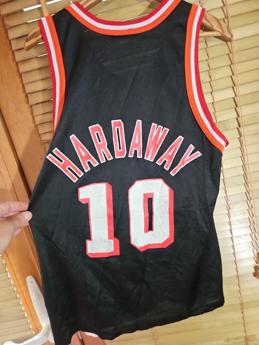 Vintage Tim Hardaway Miami Heat Jersey #10 Size 40 - Mens Champion