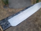 New Handmade Hand Forged USA "Brut de Forge" Railroad Track Full Tang BowieKnife — photo 9