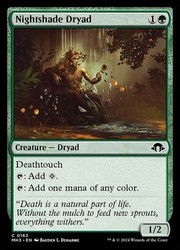 Nightshade Dryad 163 Foil Common Modern Horizons 3 MTG