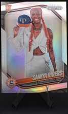 2025 Panini Prizm Saniya Rivers (RC) #150 Variation Silver Prizm + BASE CARD-SUN