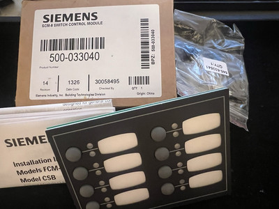 New Siemens SCM-8 Switch Control Module 500-033040