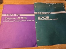 Beseler Dichro 67S Color Head Manual Guide Book 67CS Enlarger Instruction