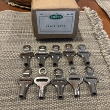 Lot of 100 CROWN Metal Vintage Roller Skate Keys READ MORE