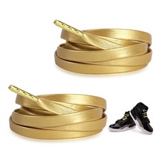 UAIAGM A Pair of Gold Shoe 0.3 inches in width and 51 length,