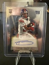 2024 Prizm Deca Tyrone Tracy Jr Base Auto RC New York Giants 