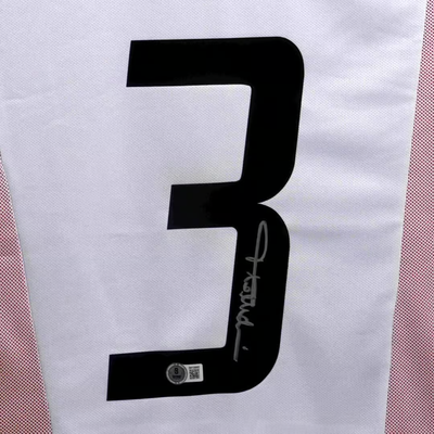 Maillot De Football AC Milan Signé Paolo Maldini #3 – Authentifié Beckett – Objet De Collection