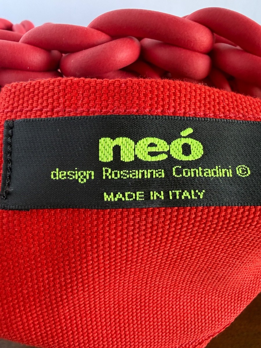 Designer Rosanna Contadini Clutch Handbag  from Italy - "Neoprene Wonder" View 5