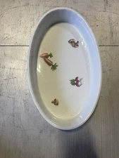 Au-Gratin 12” x7” OVAL CASSEROLE BAKING DISH Made in France Vintage