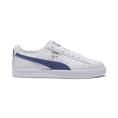 PUMA Clyde Base Lace Up  Mens White Sneakers Casual Shoes 39009111