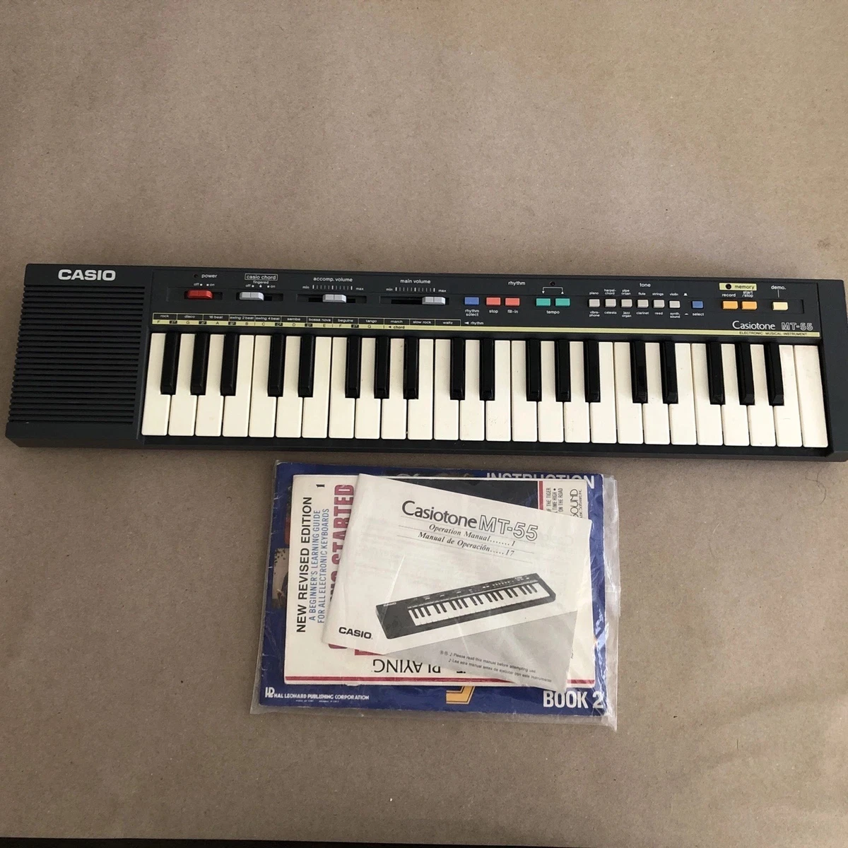 Vintage Casio Casiotone Mt-55 Electronic Musical Instrument