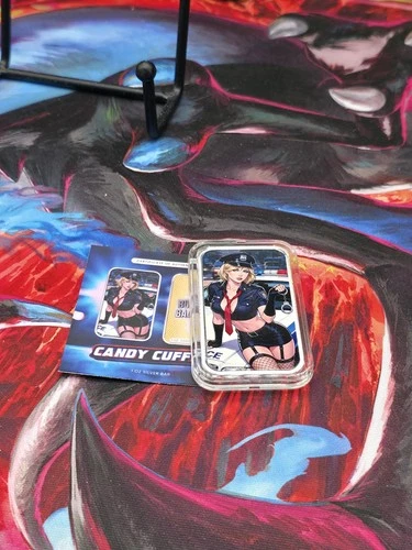 Bullion Baddies Candy Cuff Nice 1 oz Silver Bar