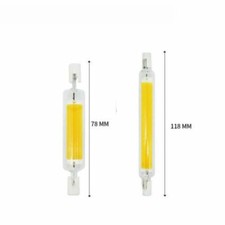 LED R7S 118mm 78mm 12W/6W Dimmerabile COB Sostituzione Alogena 220V Tubo Vetro Lampadina