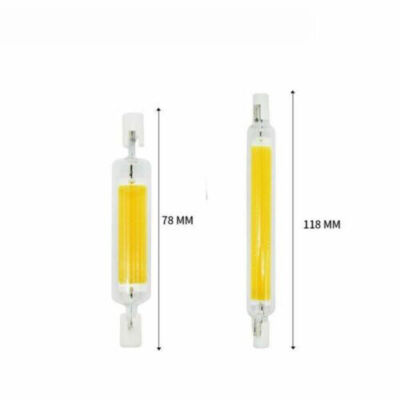 LED R7S 118mm 78mm 12W/6W Dimmbar COB Ersetzen Halogen 220V Glasröhre Glühbirne