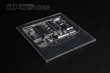 Rc Drift Car Body Shell Parts 110 Ls2 Gm Ls 2 V8 Engine Bay Clear New Aplastics