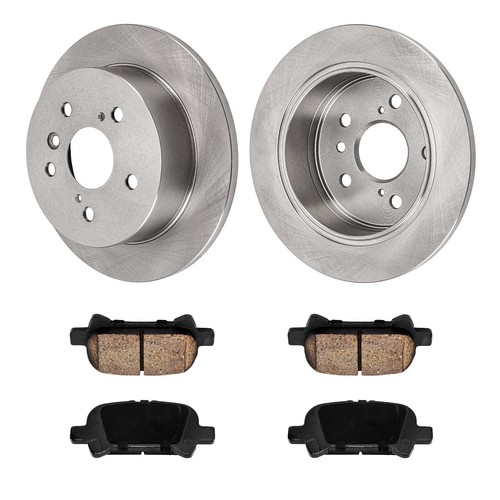 Rear Disc Rotors & Brake Pads Kit for Toyota Camry Solara Avalon 2002-2008 - Picture 9 of 14