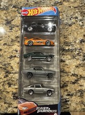 Hot Wheels 5 Pack Fast Furious Toyota Supra Mustang Chevelle Dodge Charger New