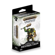Warhammer Age of Sigmar Champions Campaign Deck DESTRUCTION Inglese Sigillato