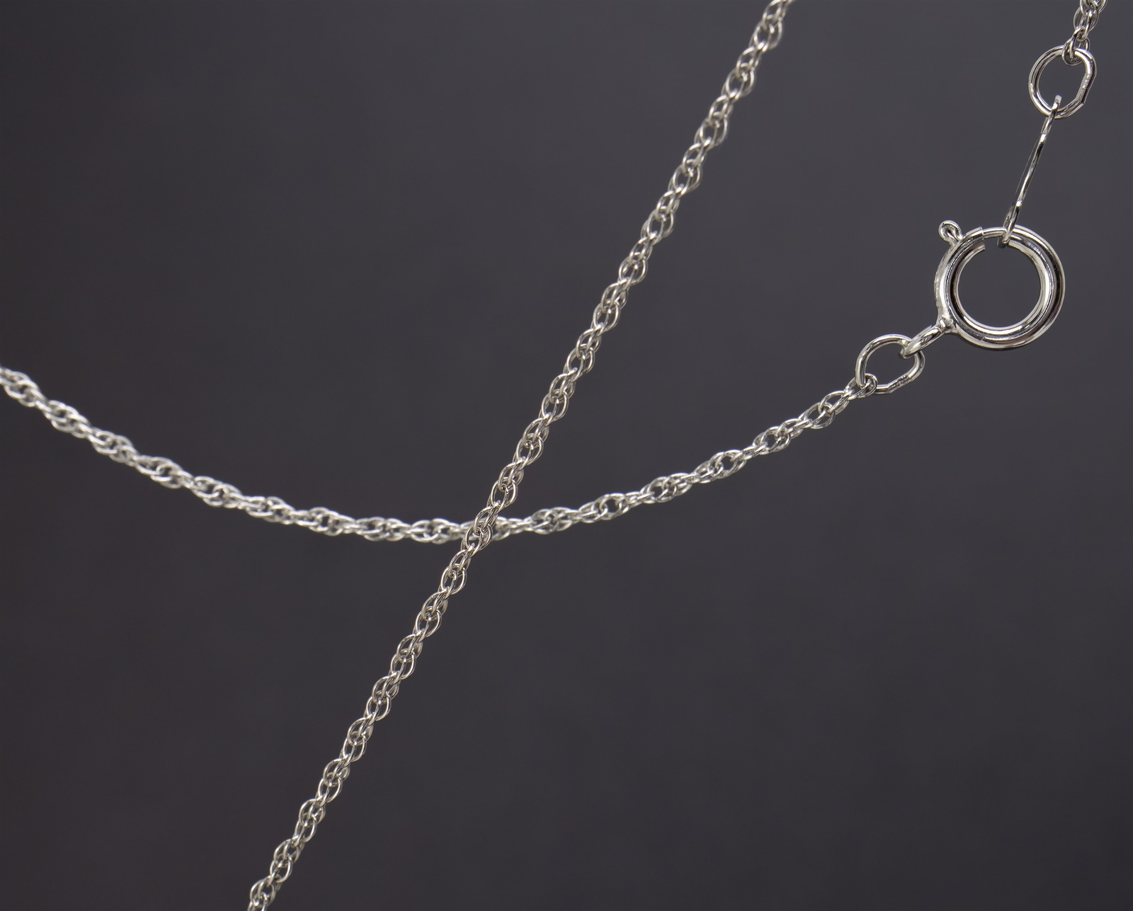 Tiny Dancing Diamond Kinetic Sterling Silver Neck… - image 3