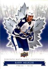2017-18 Upper Deck Toronto Maple Leafs Centennial Barry Melrose #9