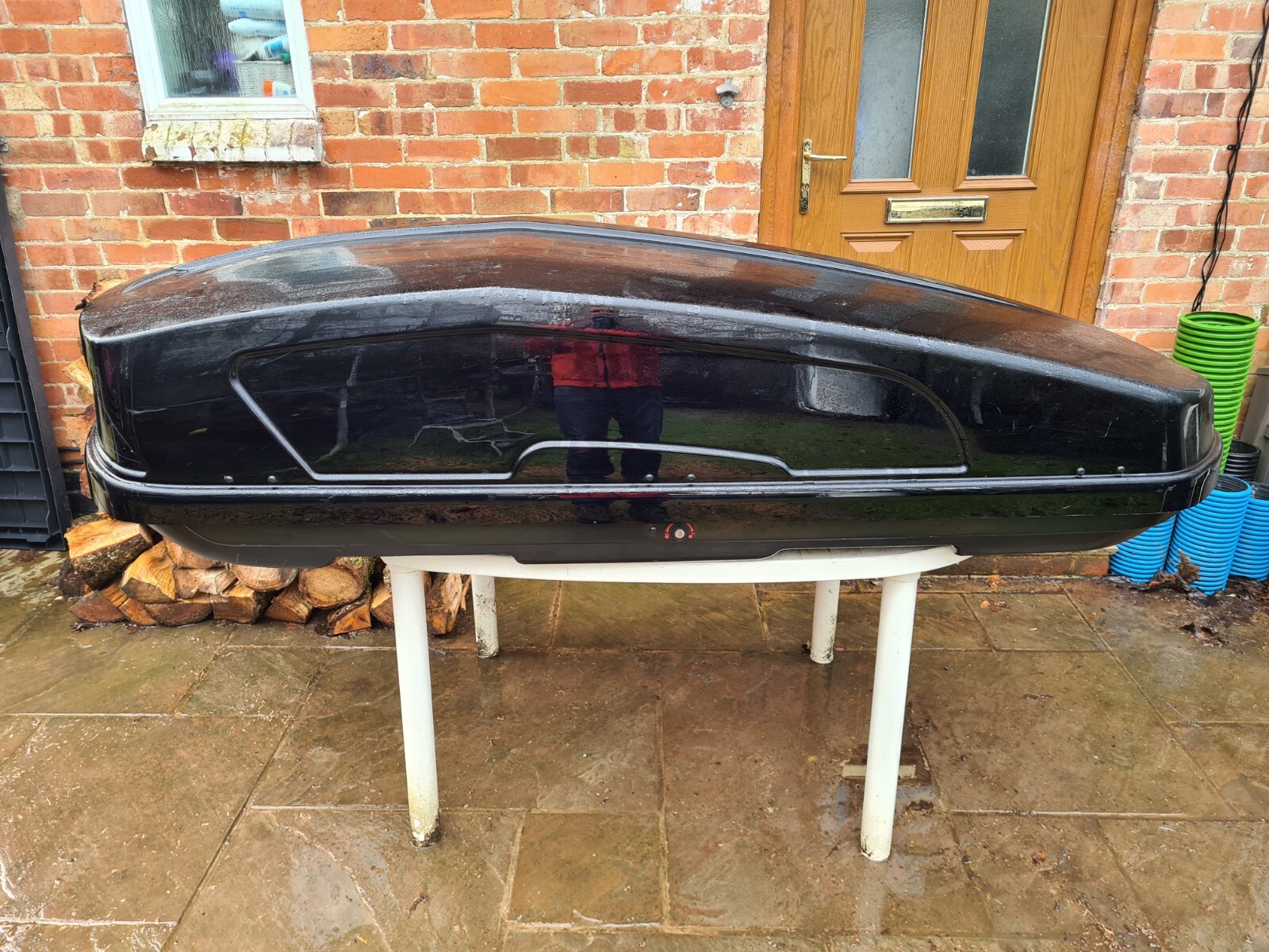 Roof Box HIRE Halfords Advanced 580 Litre £10 per day £35 per week. eBay